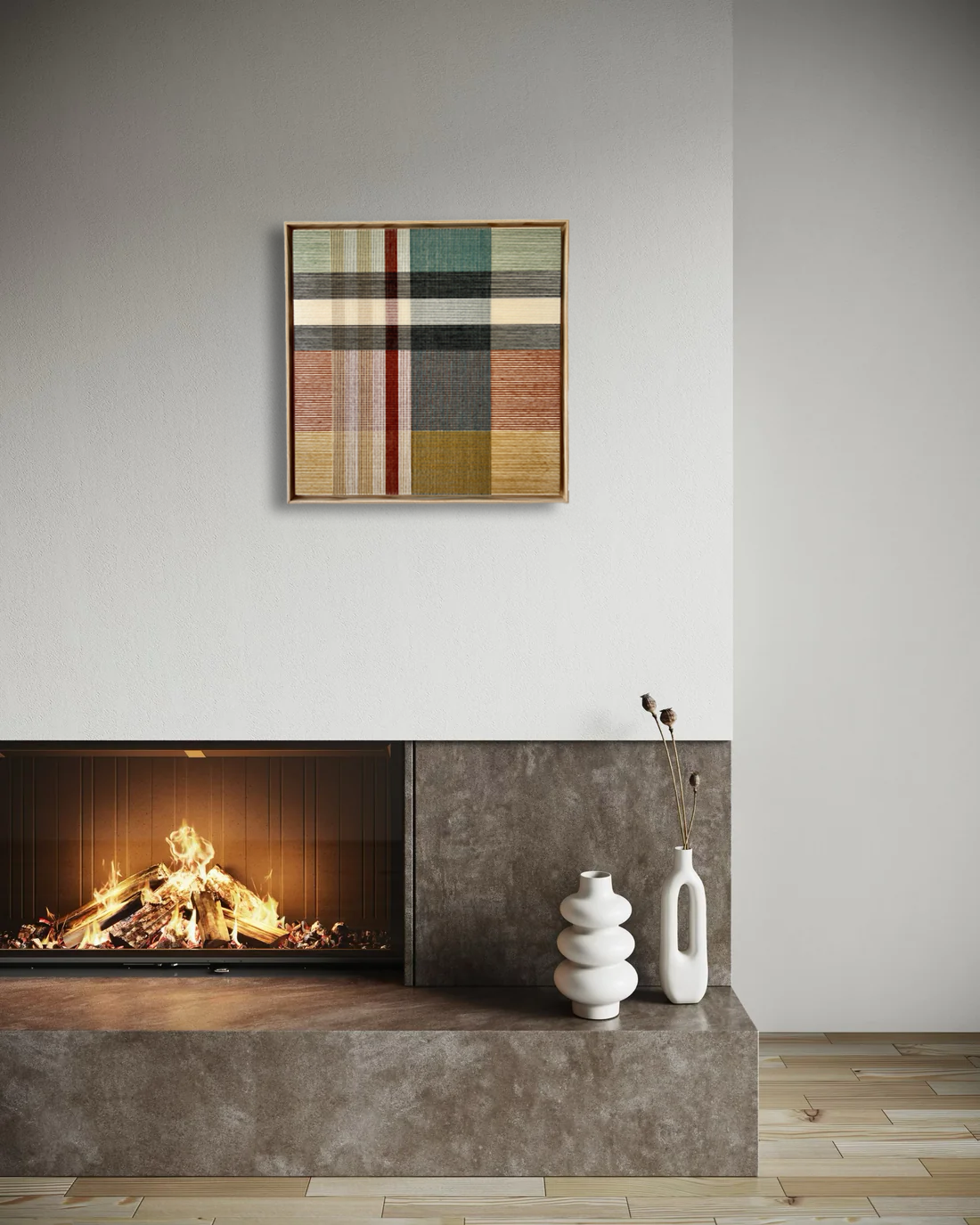 Anna Beurskens / Wrapped Panel 165