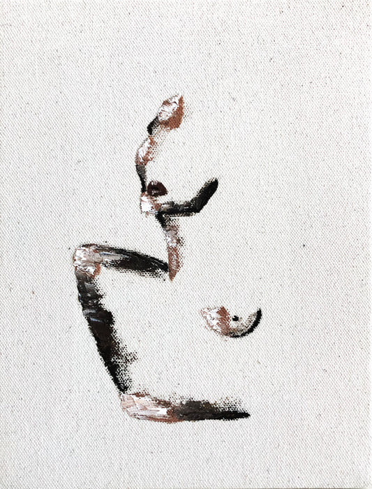 Minimalist abstract female form artwork