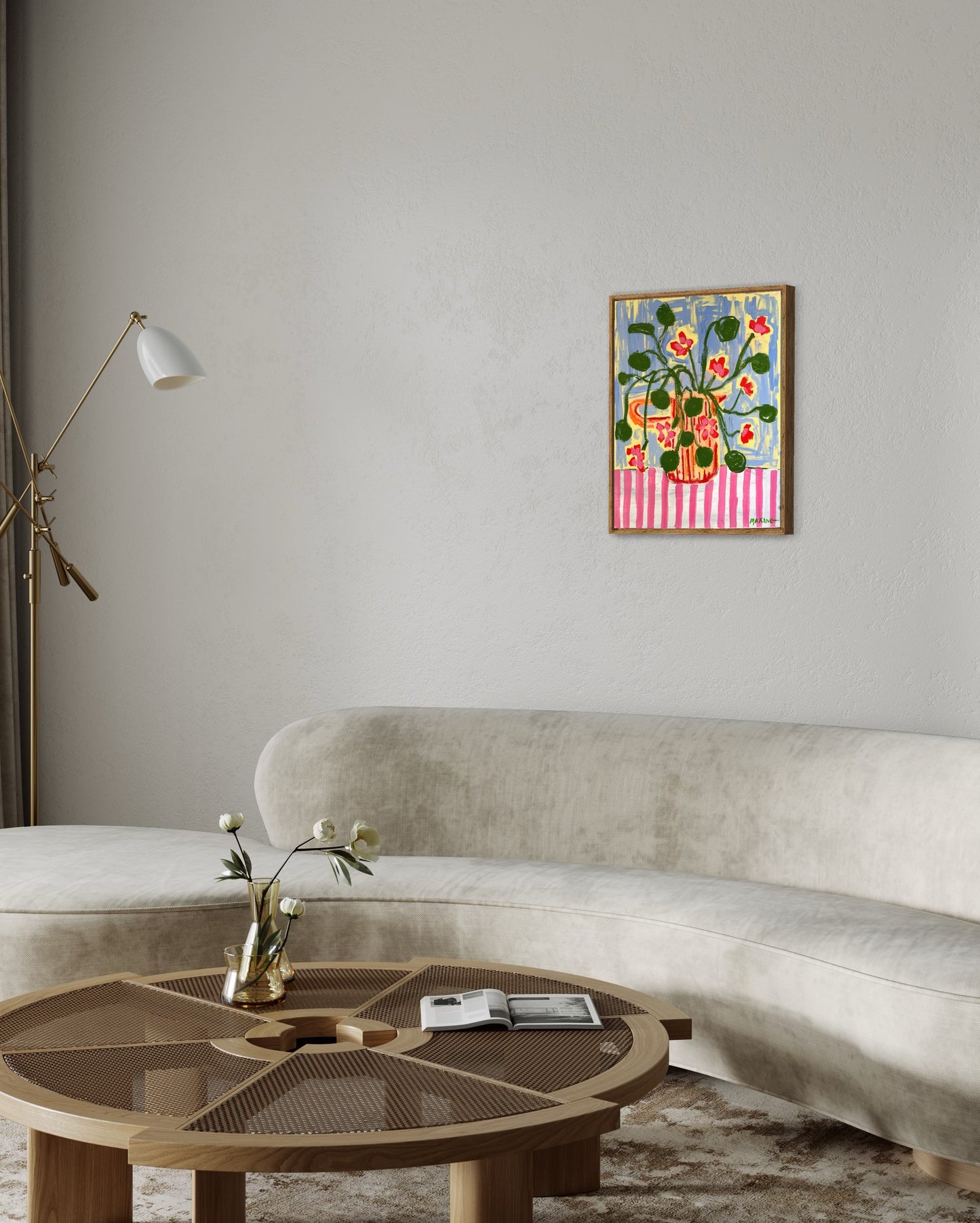 Maxine McCrann / Still Life of Nasturtium