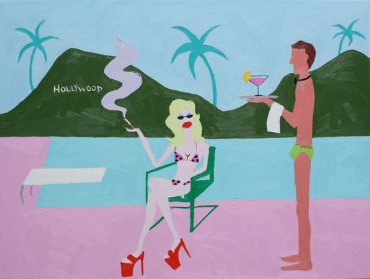 Hayley Axelrad / Woman in a Green Chair