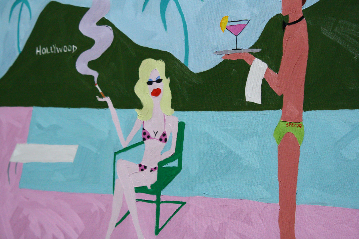 Hayley Axelrad / Woman in a Green Chair