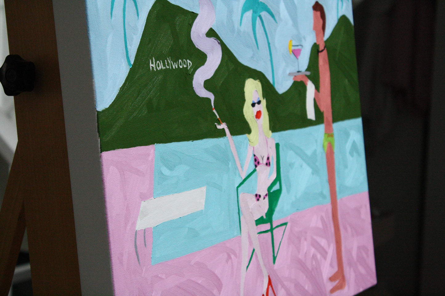 Hayley Axelrad / Woman in a Green Chair