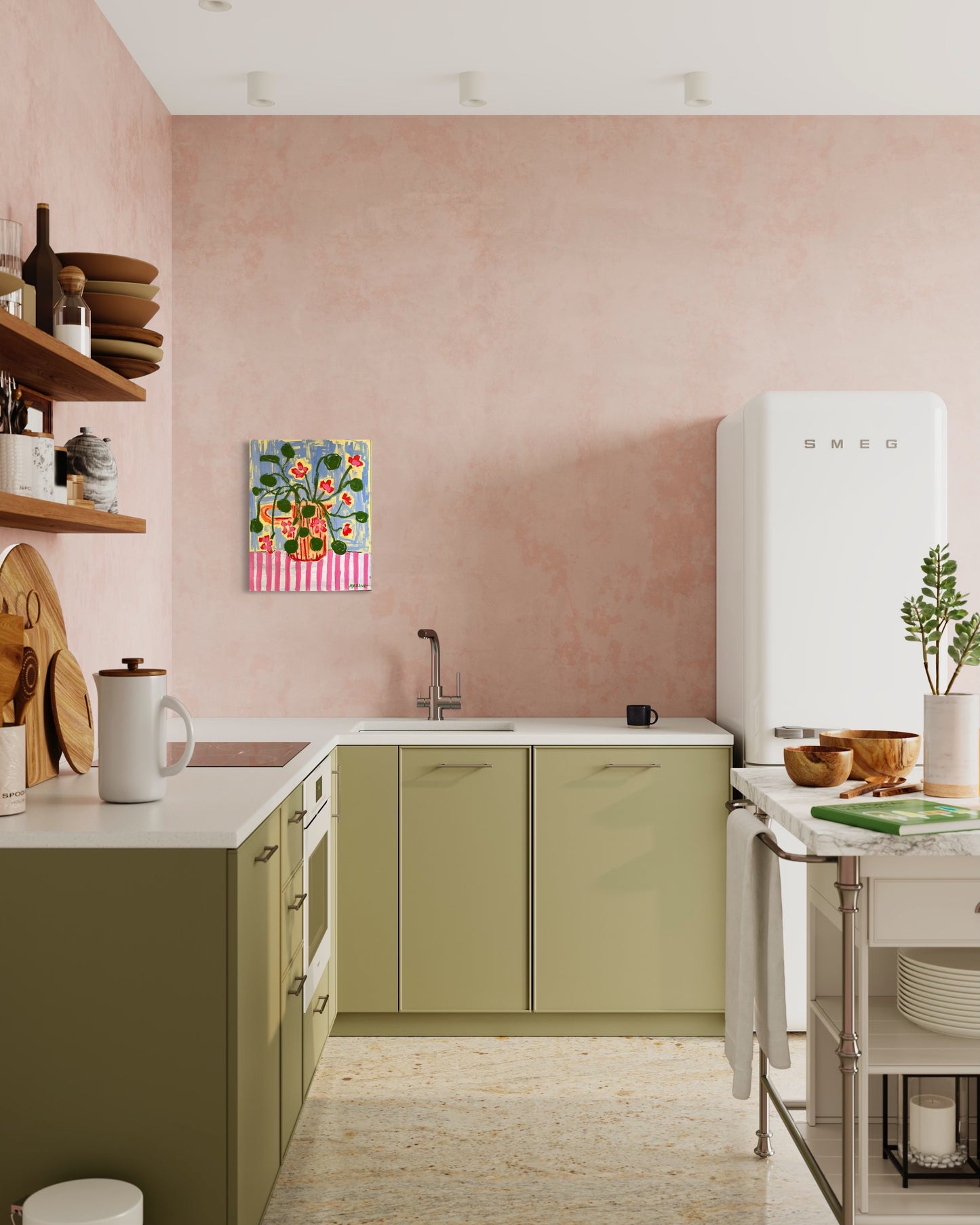 Maxine McCrann / Still Life of Nasturtium