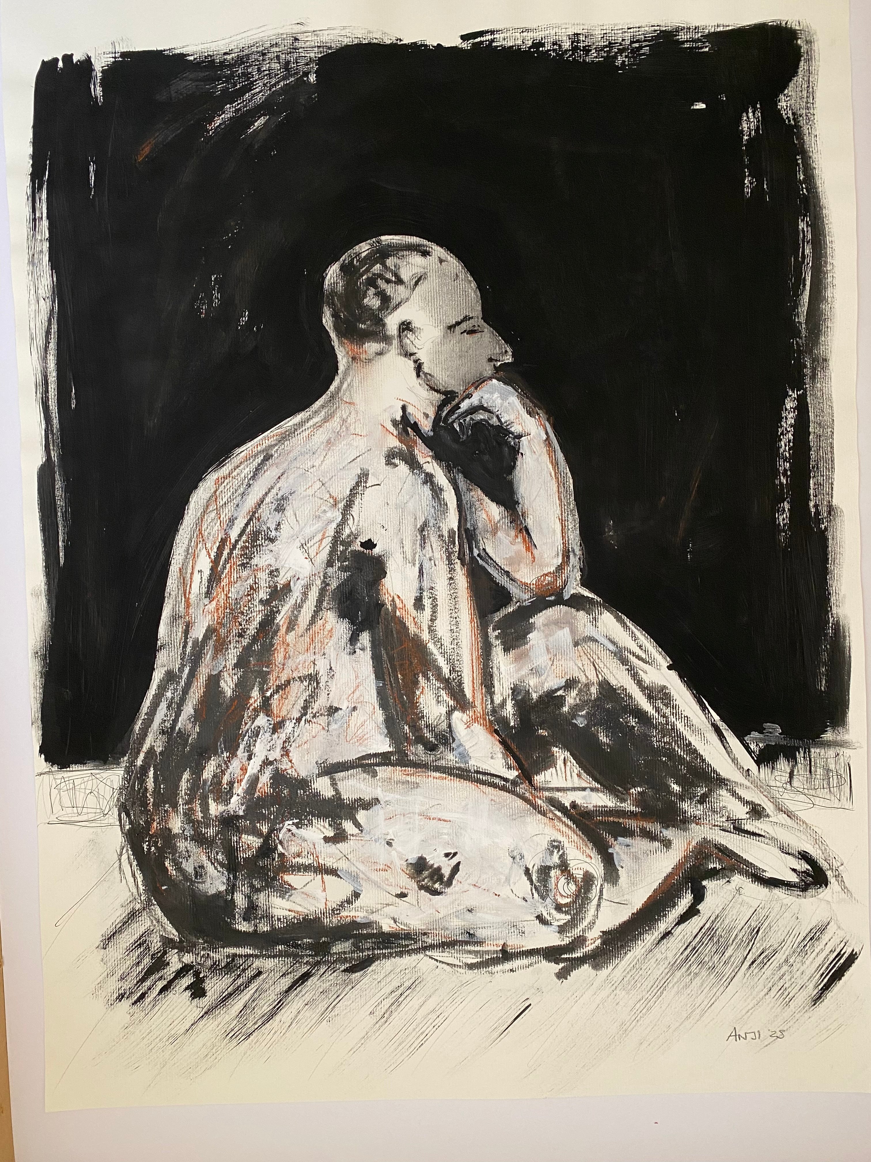 Abstract human figure artwork