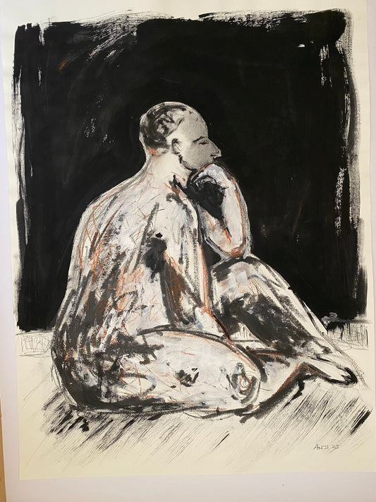 Abstract human figure artwork