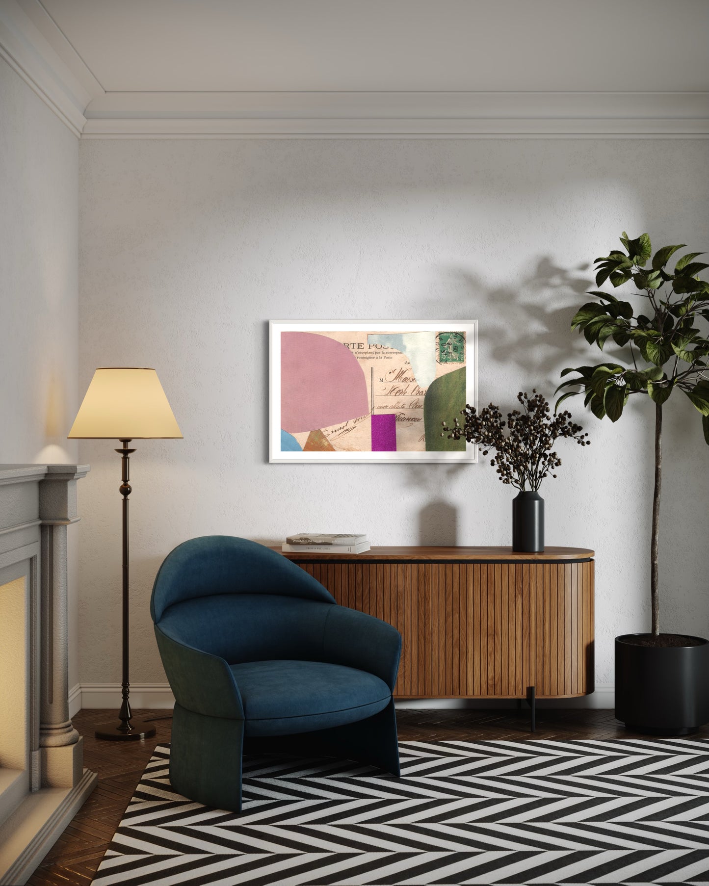 Renske Herder / Vintage Postcard from France