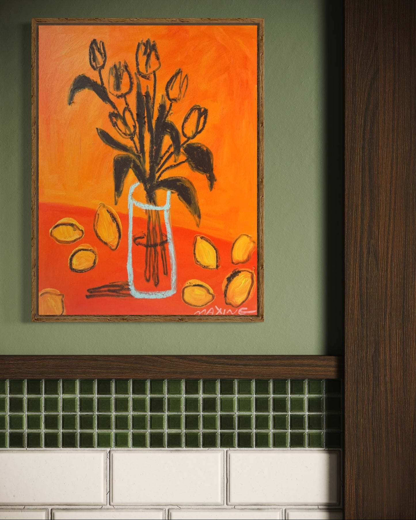 Maxine McCrann / Black Tulips