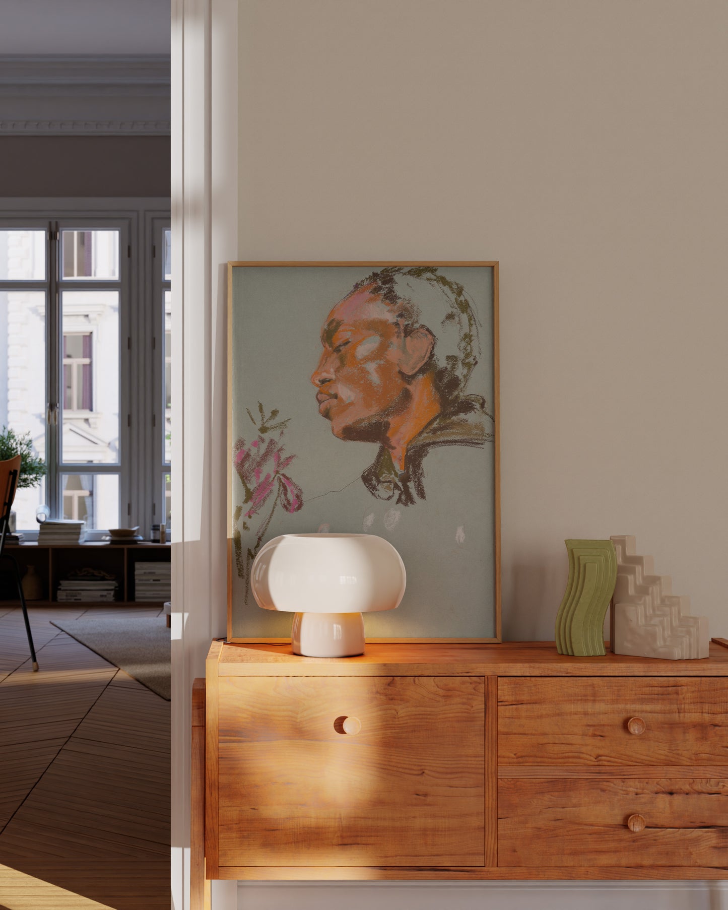 Annette Wüllner / Man With Flowers