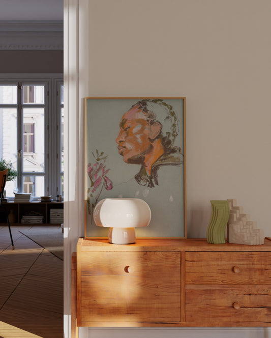 Annette Wüllner / Man With Flowers