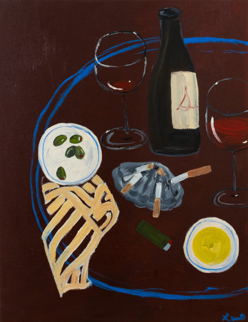 Laura Brown / Stripes and Vino