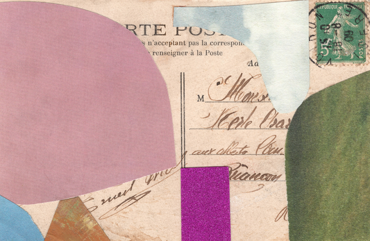 Renske Herder / Vintage Postcard from France