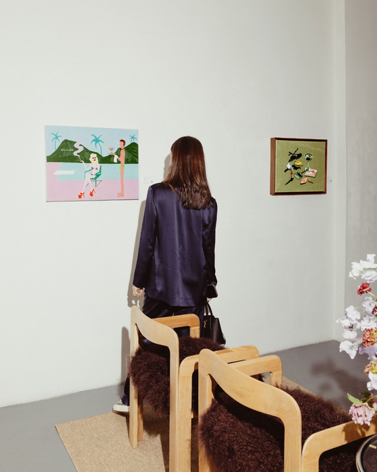 Hayley Axelrad / Woman in a Green Chair
