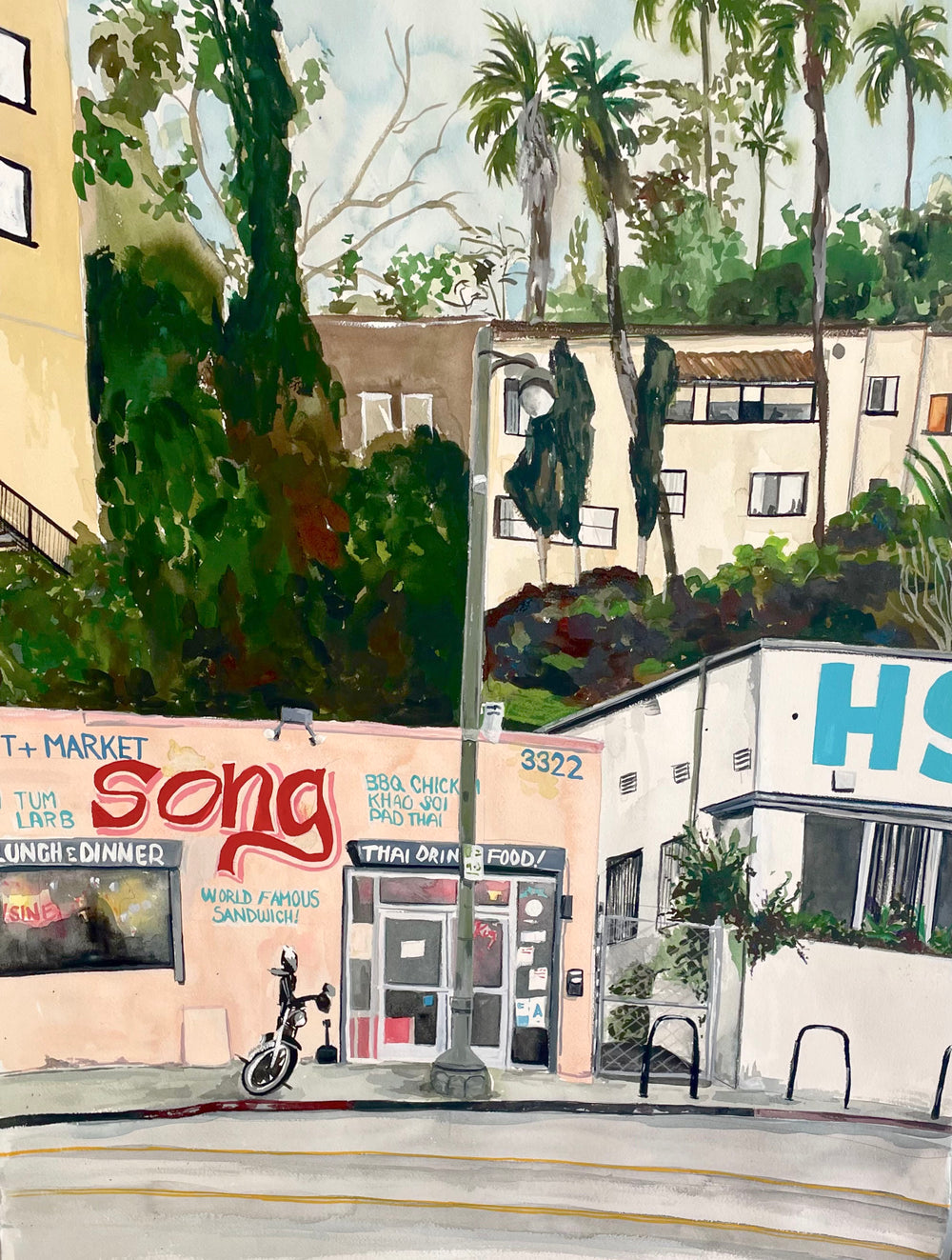 original art of los angeles