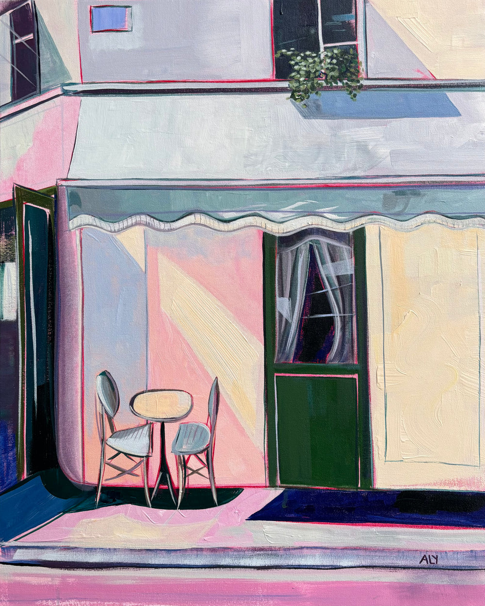 Aly Rosenzweig / Sunlit Cafe (Paris)