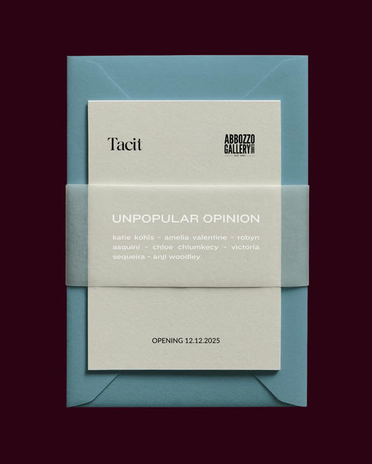 Tacit x Abbozzo | Exhibit Opening Night | Friday, December 12