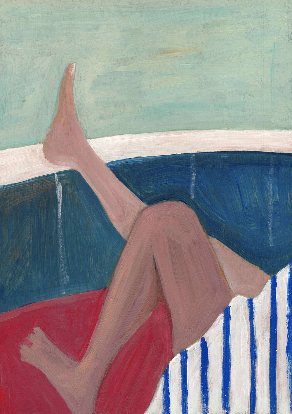 Legs by the pool artwork