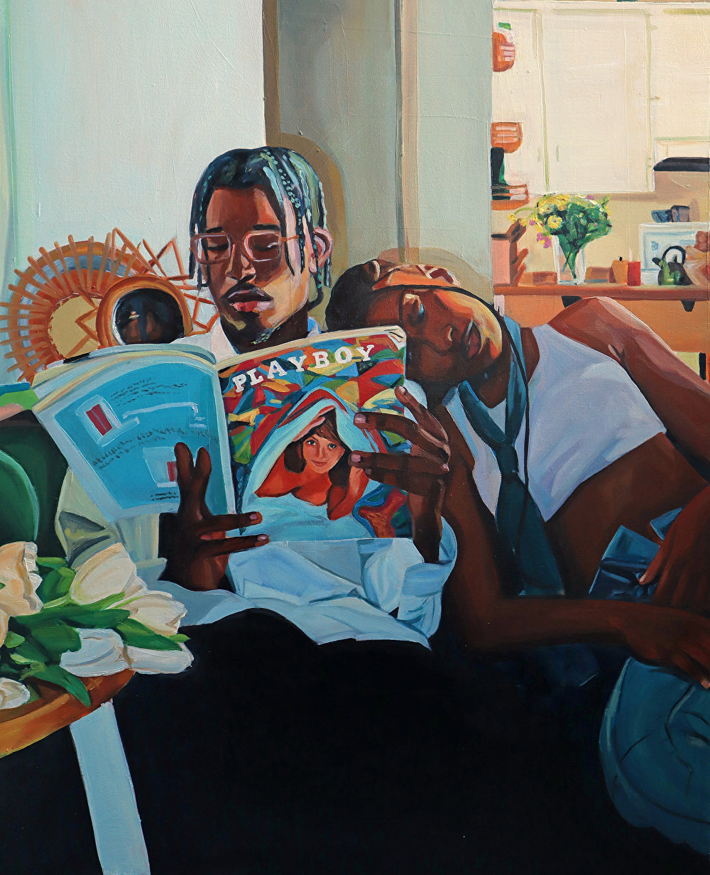 oil on canvas artwork