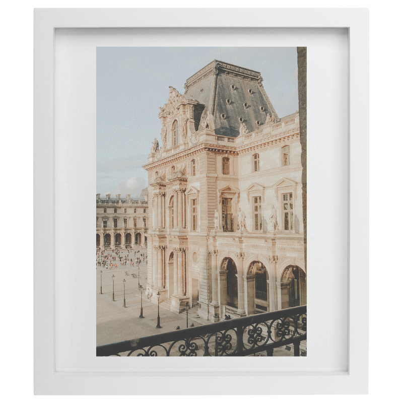 Paris photography in a white frame