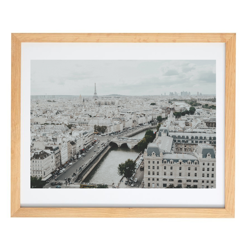 Paris photography in a natural frame