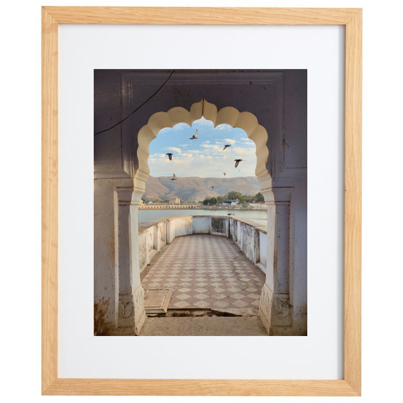 Rajasthani Arches travel photography in a natural frame