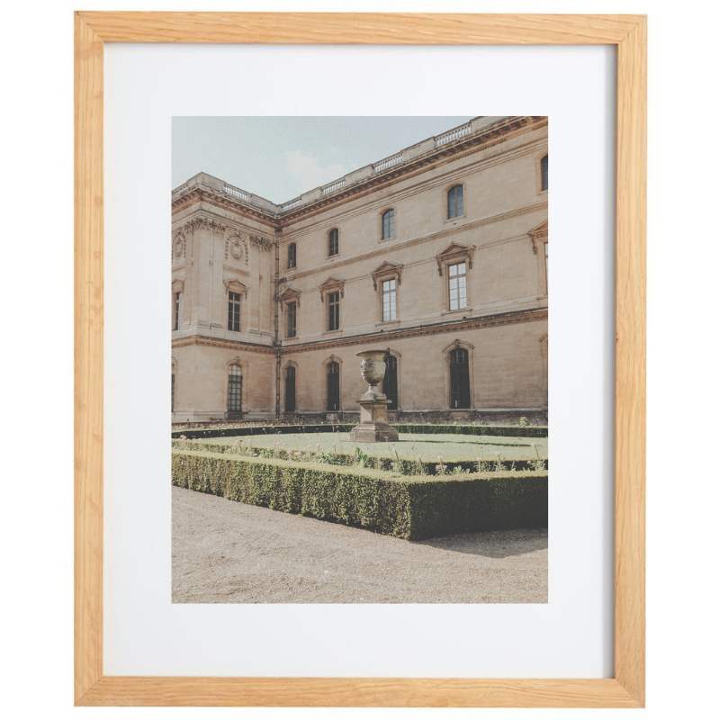 Paris photography in a natural frame