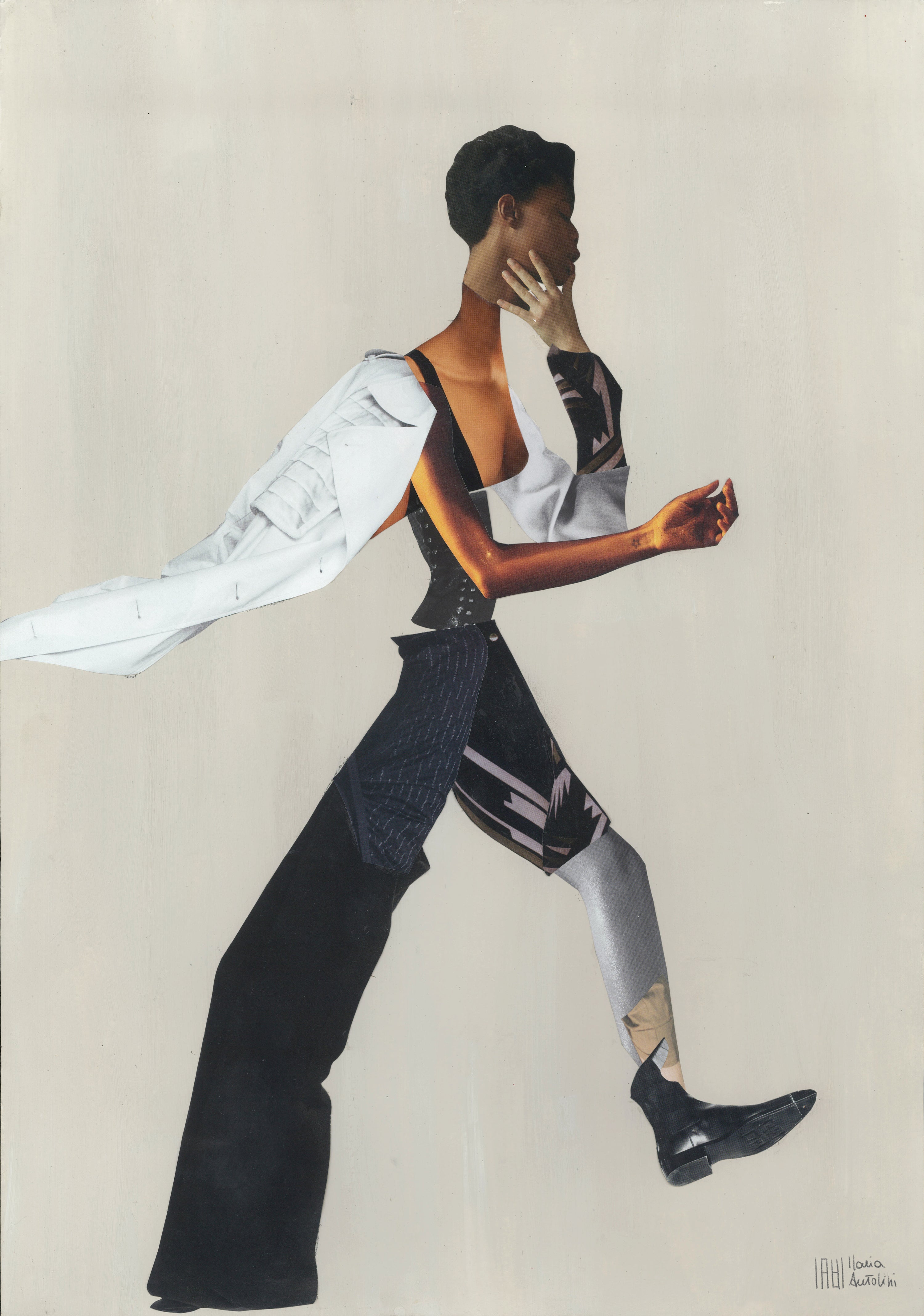 Fashion collage artwork