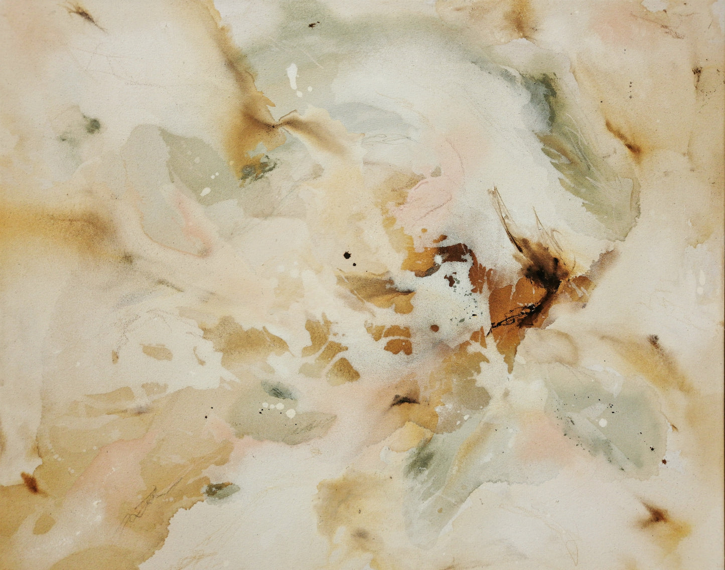 Abstract neutral coloured artwork