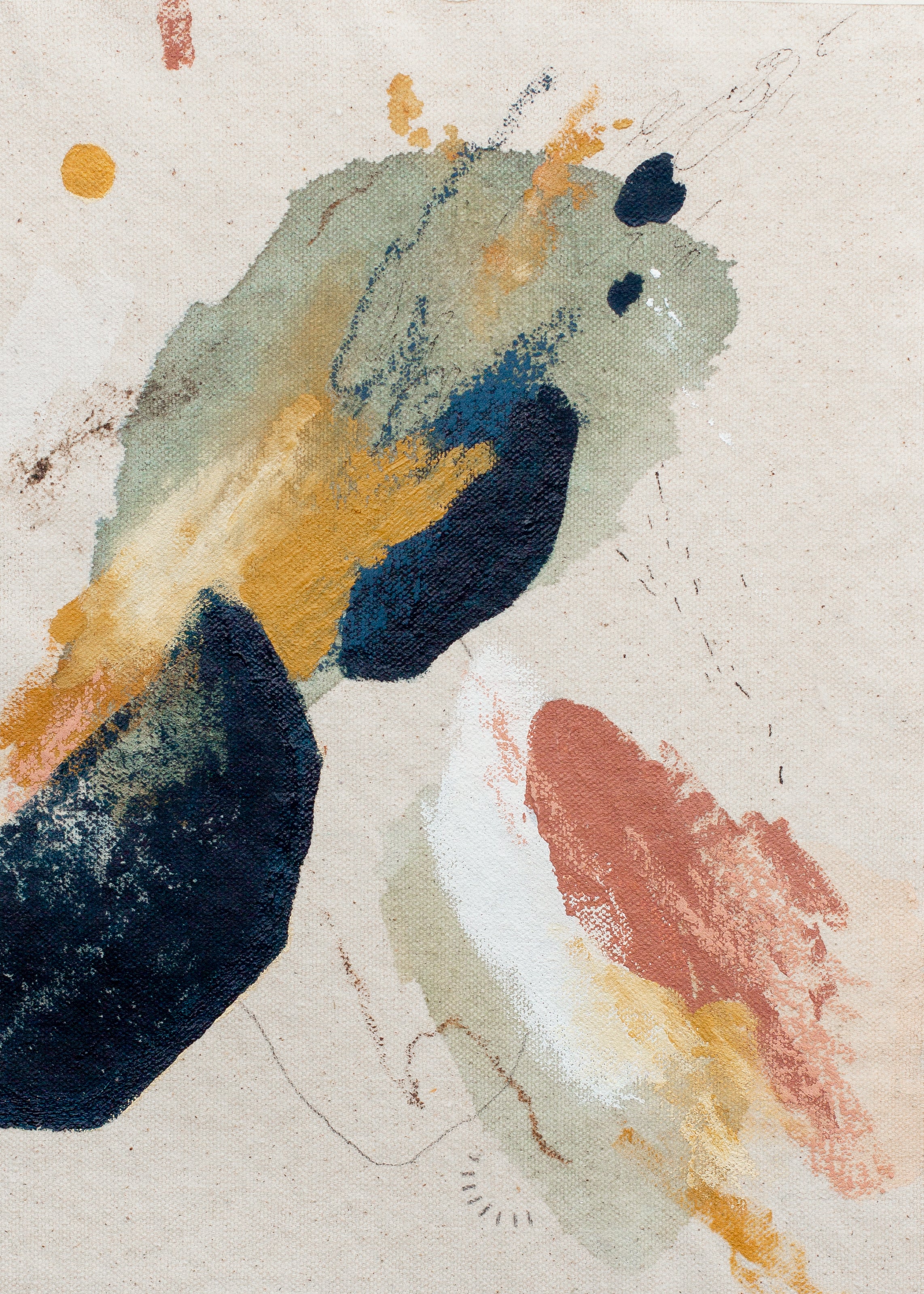 Colours of dusk abstract artwork