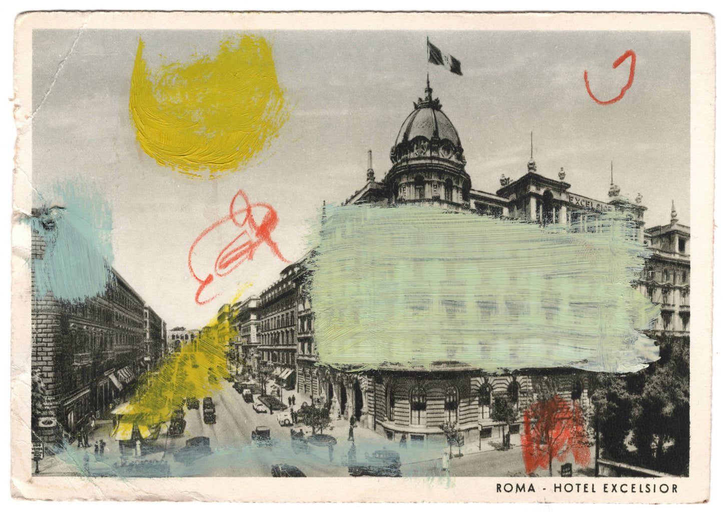 Roma Hotel Excelsior multimedia artwork