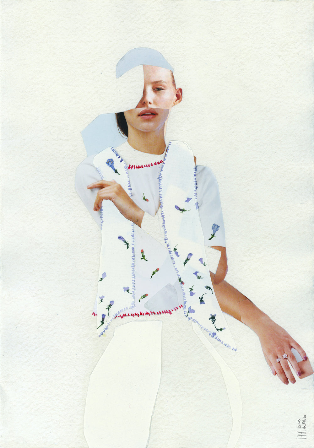 Fashion collage artwork