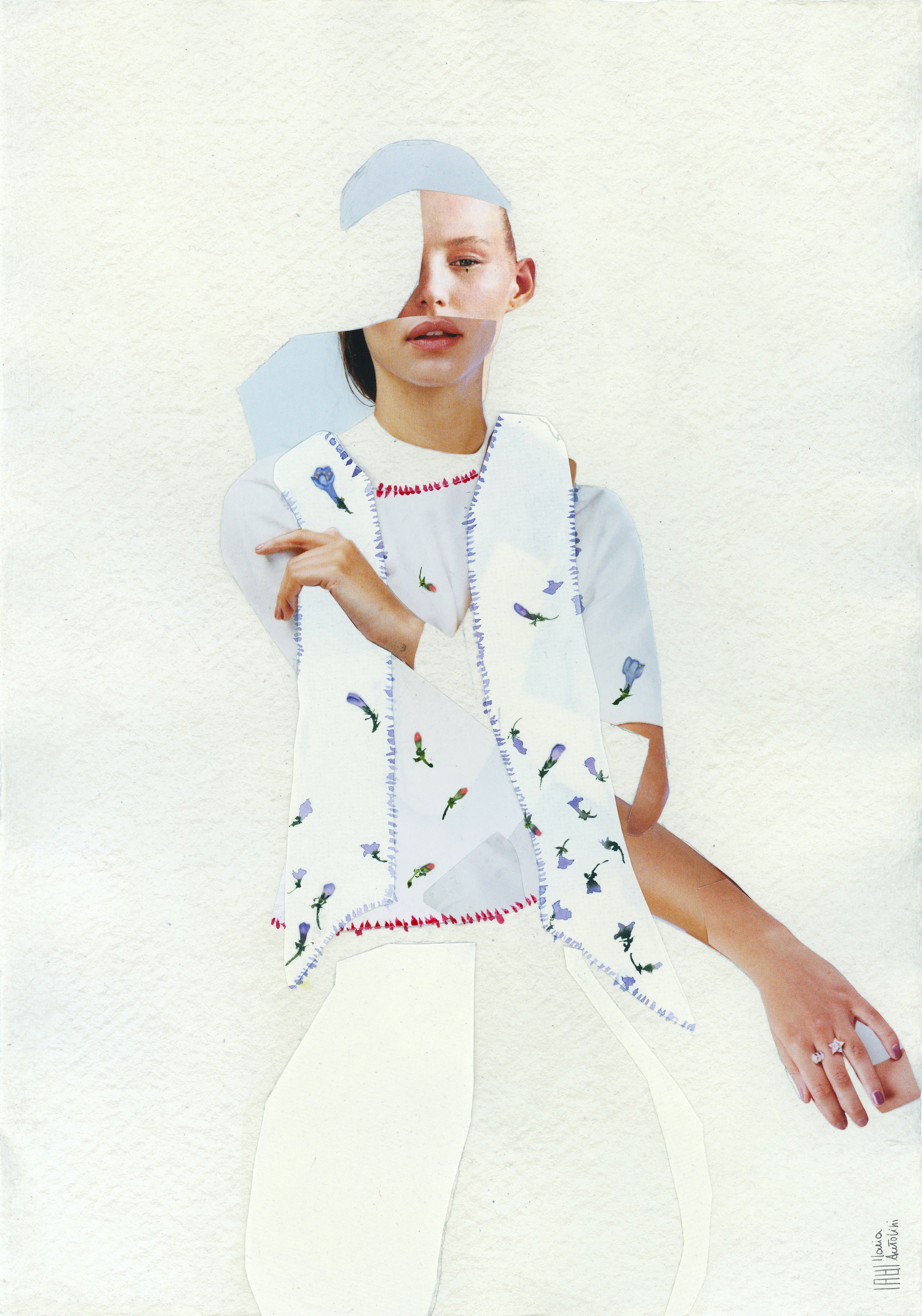 Fashion collage artwork