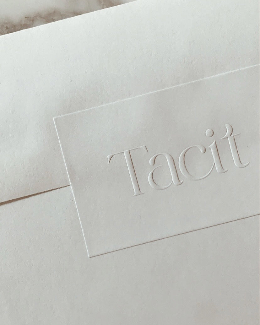 Tacit gift card