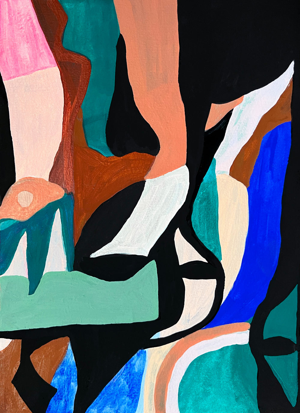 Colourful geometric artwork