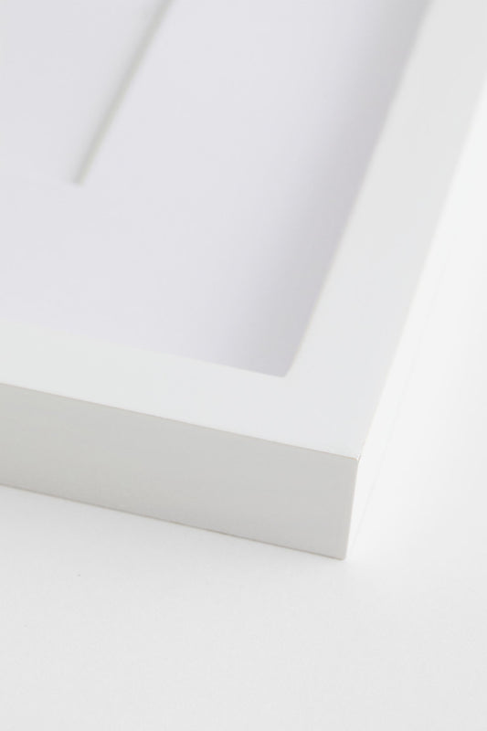 Corner of the white frame