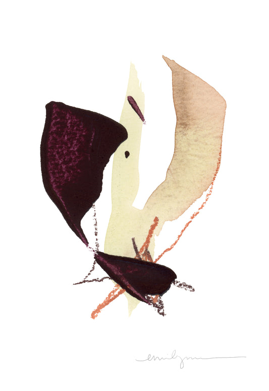 Minimalist neutral coloured artwork