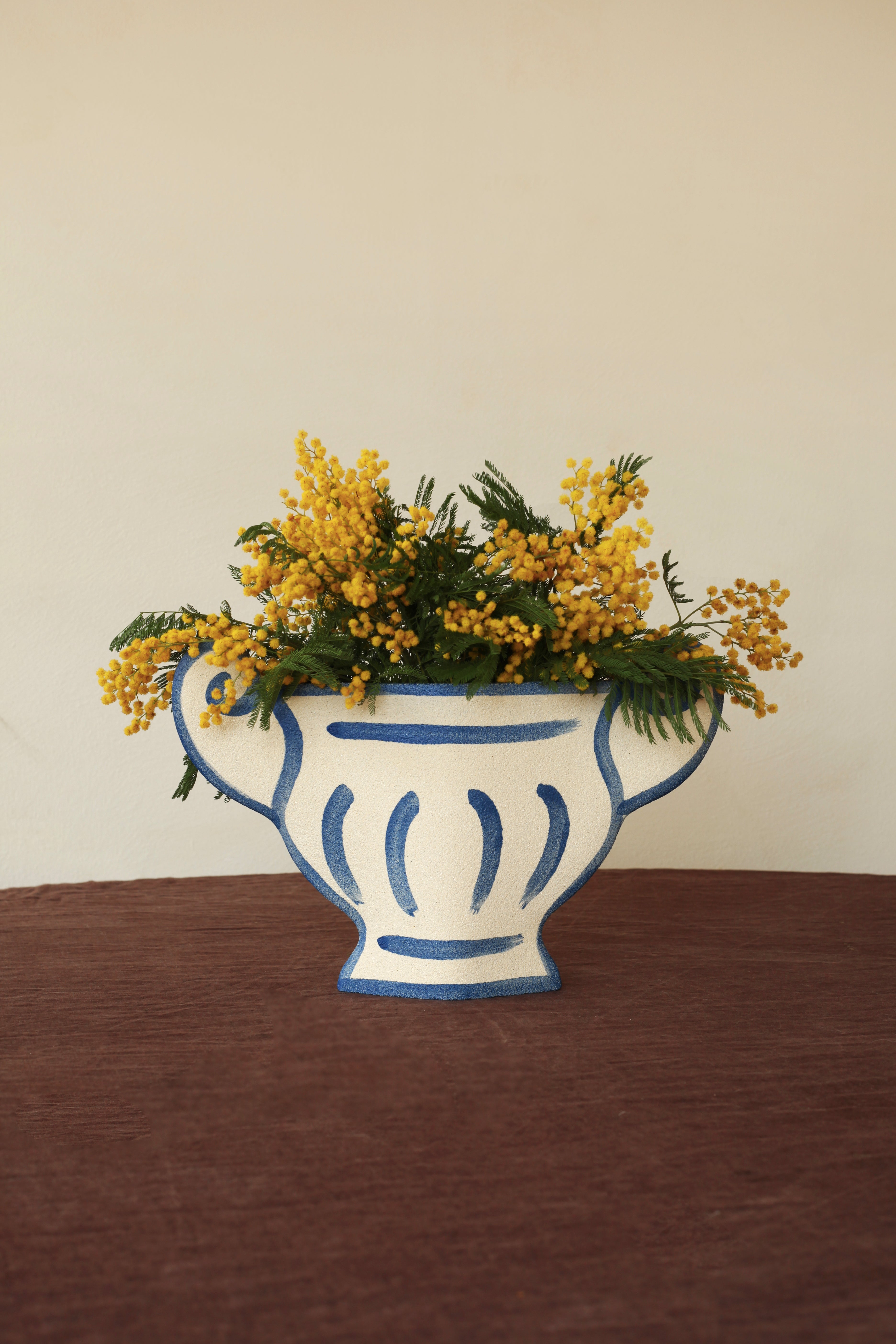 ‘Greek Coupe’ Ceramic Vase