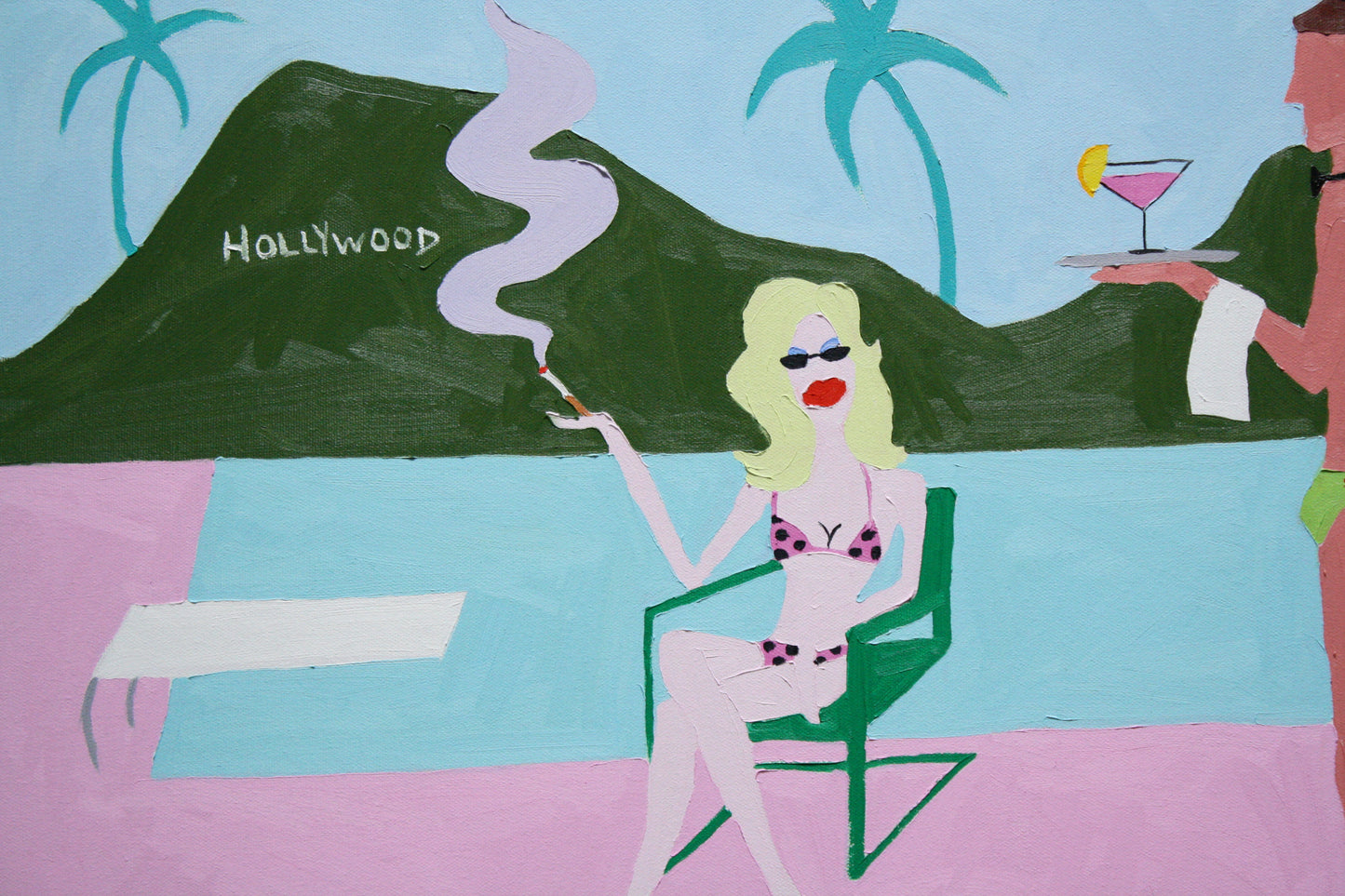 Hayley Axelrad / Woman in a Green Chair