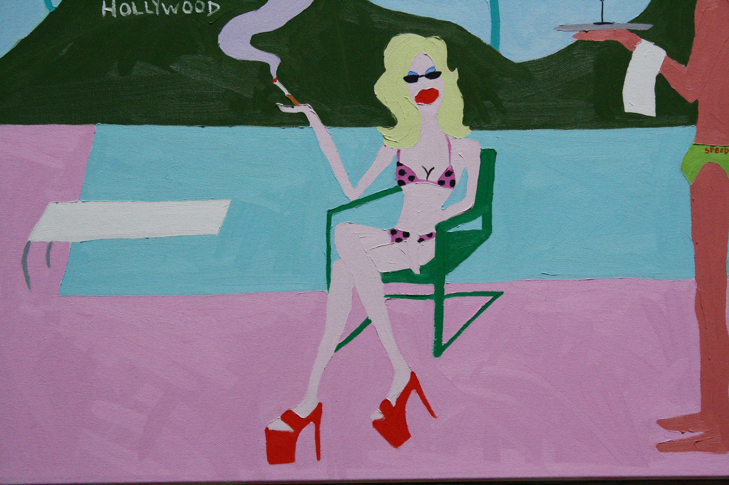 Hayley Axelrad / Woman in a Green Chair