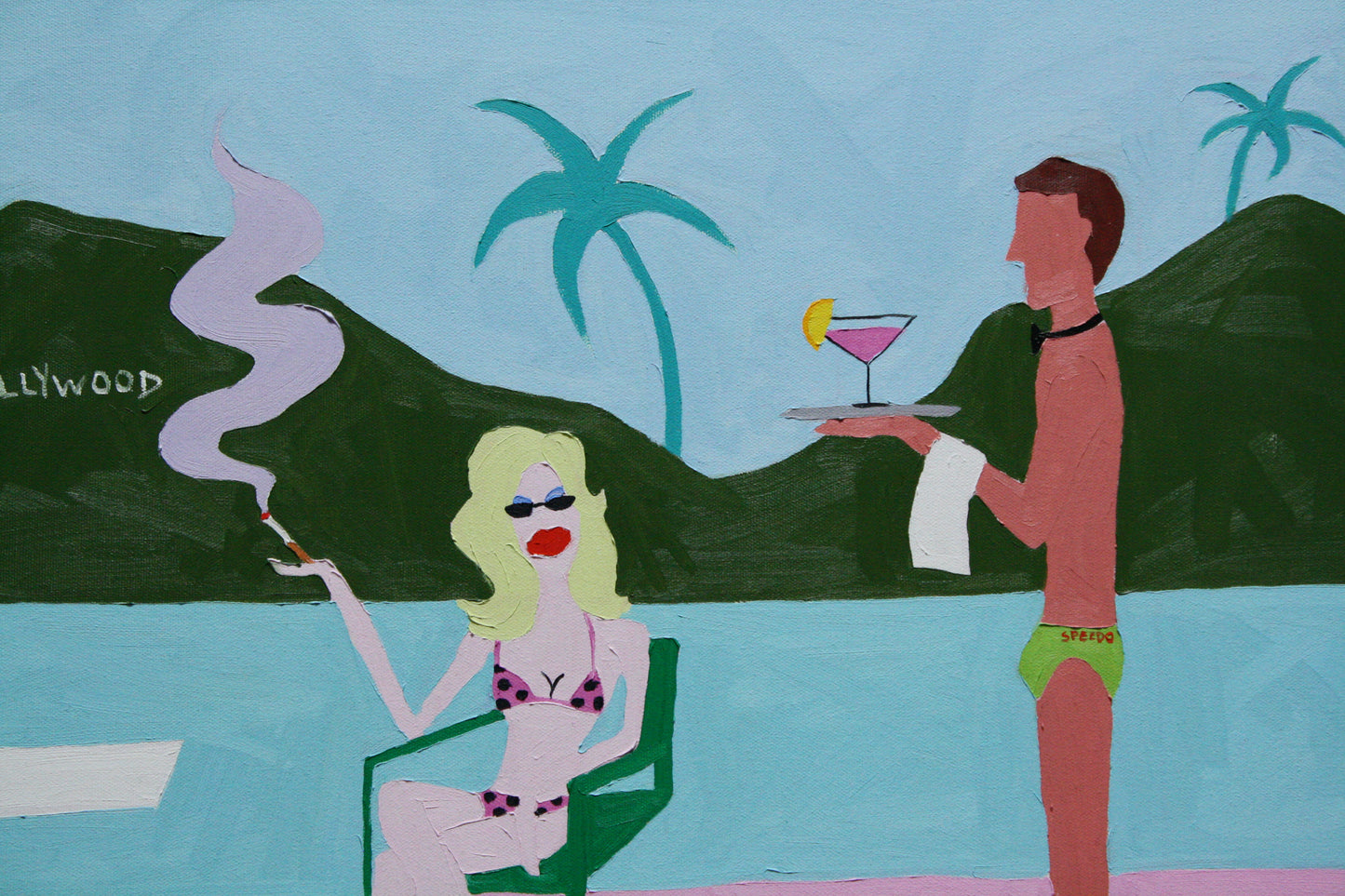Hayley Axelrad / Woman in a Green Chair
