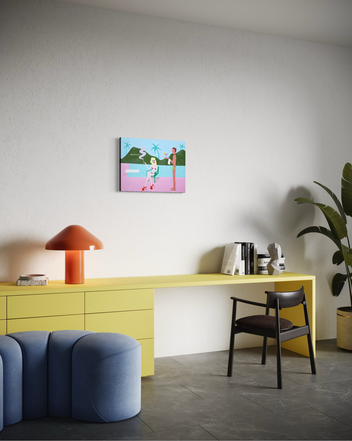 Hayley Axelrad / Woman in a Green Chair