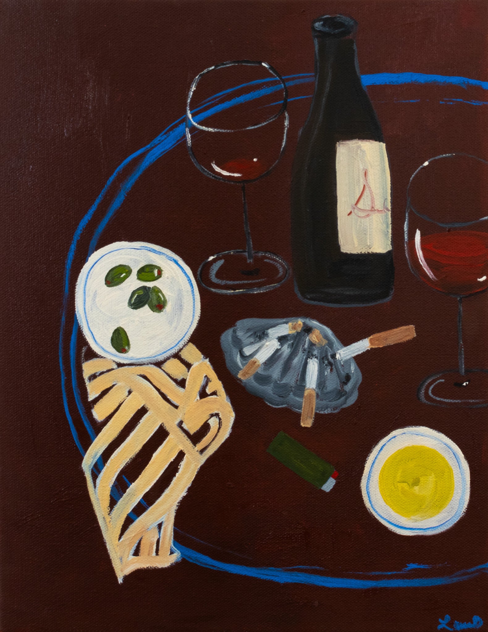 Laura Brown / Stripes and Vino