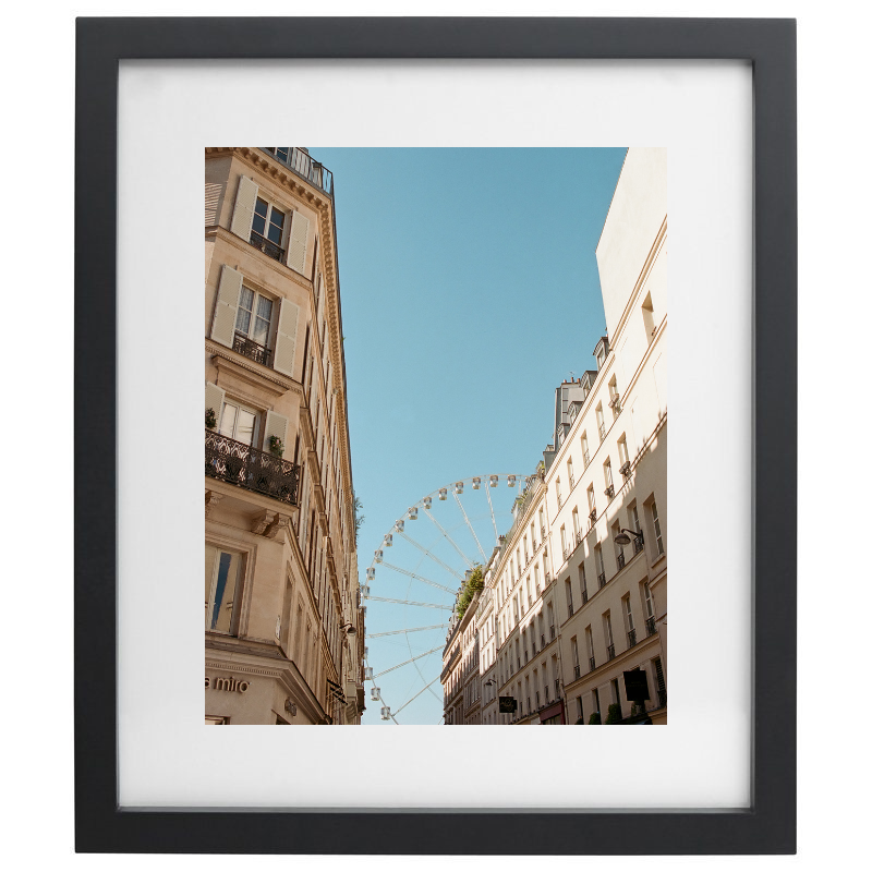 Grande Roue de Paris photography in a black frame