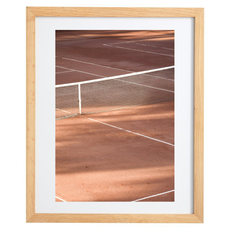 Tennis court in Sicily photography in a natural frame