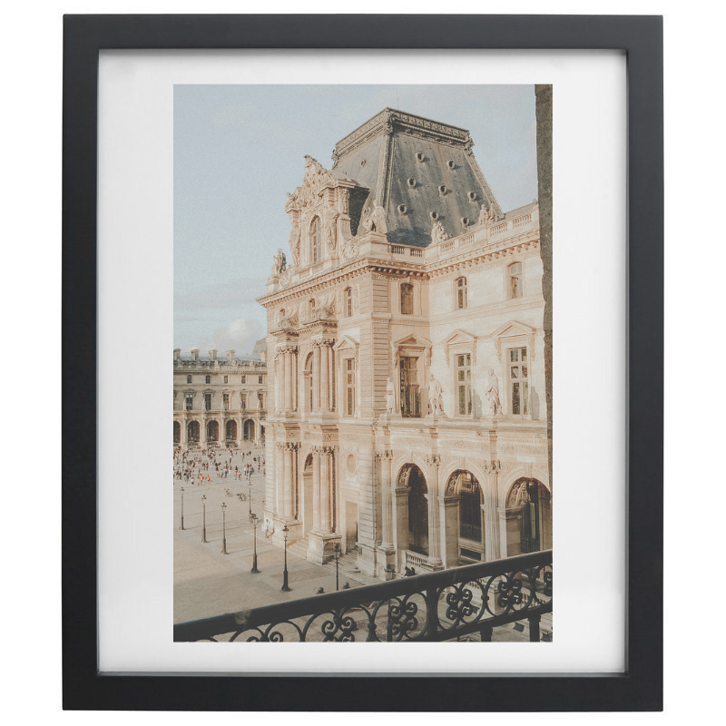 Paris photography in a black frame