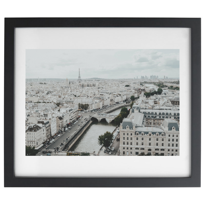 Paris photography in a black frame