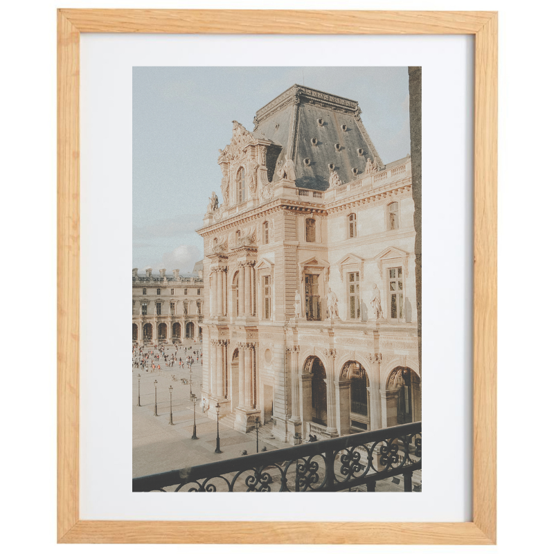 Paris photography in a natural frame
