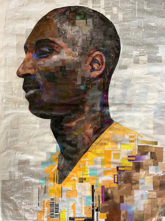 Collage artwork of Kobe Bryant