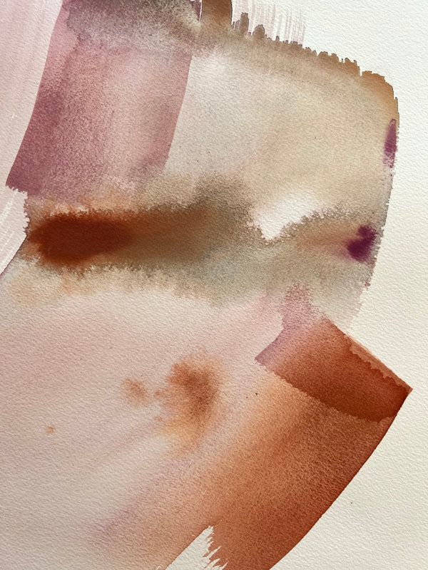Neutral warm colours abstract artwork