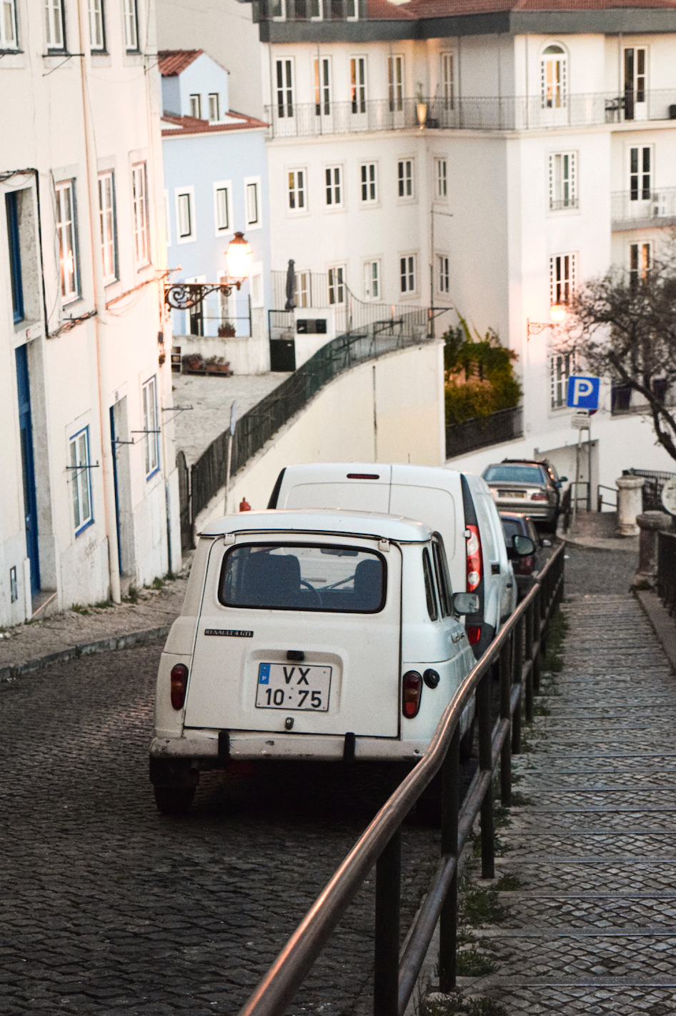 Car in Lisbon photography