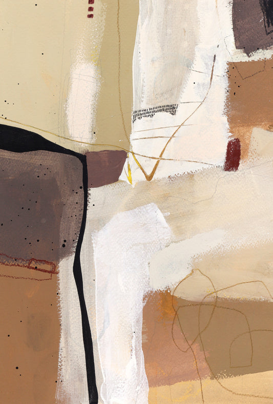 Shades of brown abstract artwork